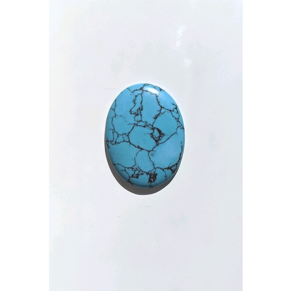 Genuine Turquoise 26mmx20mm Oval Cabachon